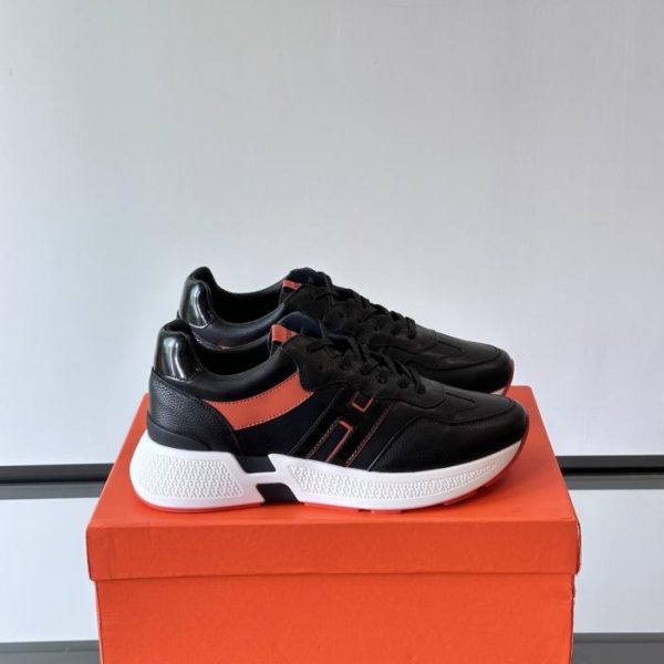 repliche,replica,perfette,siti di,affidabili,migliori siti,dove comprare,1:1,scarpe da ginnastica Contatore / Sneakers con plateau Hermes Hugo, scarpe casual da uomo (L2TD9)