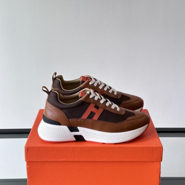 repliche,replica,perfette,siti di,affidabili,migliori siti,dove comprare,1:1,scarpe da ginnastica Contatore / Sneakers con plateau Hermes Hugo, scarpe casual da uomo (86XIM)