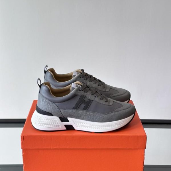 repliche,replica,perfette,siti di,affidabili,migliori siti,dove comprare,1:1,scarpe da ginnastica Contatore / Sneakers con plateau Hermes Hugo, scarpe casual da uomo (IHZ19)