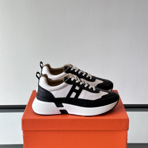 repliche,replica,perfette,siti di,affidabili,migliori siti,dove comprare,1:1,scarpe da ginnastica Contatore / Sneakers con plateau Hermes Hugo, scarpe casual da uomo (L969T)