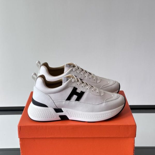 repliche,replica,perfette,siti di,affidabili,migliori siti,dove comprare,1:1,scarpe da ginnastica Contatore / Sneakers con plateau Hermes Hugo, scarpe casual da uomo (WW0NO)