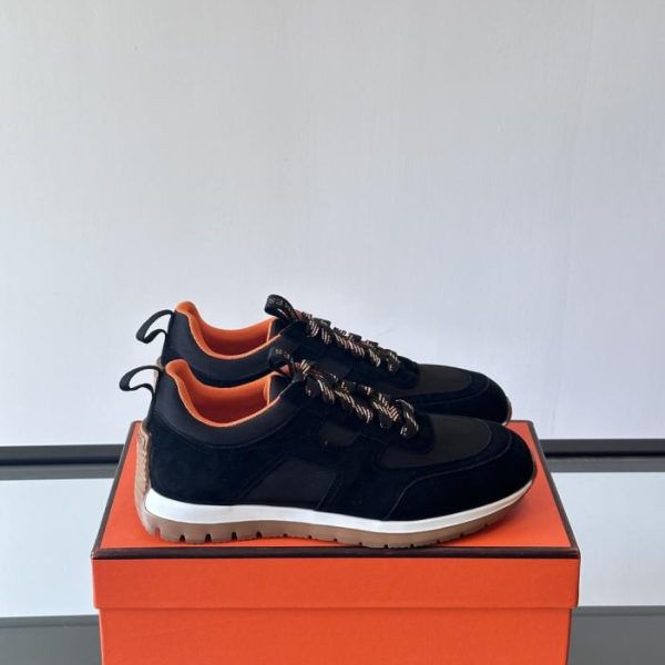 repliche,replica,perfette,siti di,affidabili,migliori siti,dove comprare,1:1,scarpe da ginnastica Contatore / Sneakers Hermes con tomaia in pelle di vitello e mesh (2VJ12)