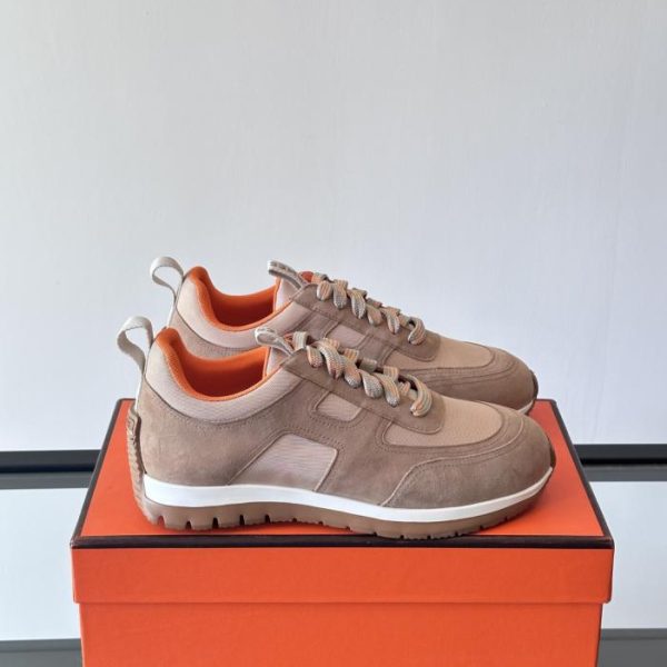 repliche,replica,perfette,siti di,affidabili,migliori siti,dove comprare,1:1,scarpe da ginnastica Contatore / Sneakers Hermes con tomaia in pelle di vitello e mesh (8JY8Q)