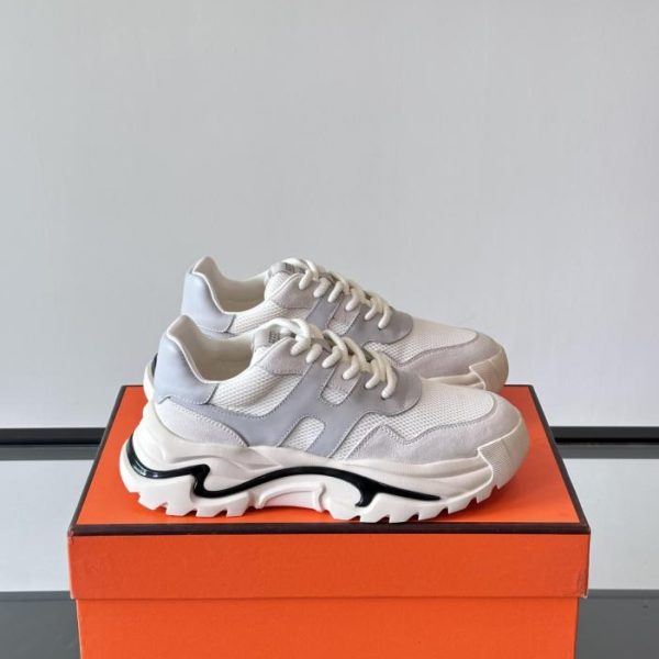 repliche,replica,perfette,siti di,affidabili,migliori siti,dove comprare,1:1,scarpe da ginnastica Contatore / Sneakers con plateau Hermes Hugo, scarpe casual da uomo (N83DL)