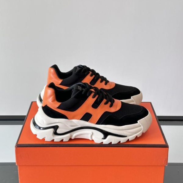 repliche,replica,perfette,siti di,affidabili,migliori siti,dove comprare,1:1,scarpe da ginnastica Contatore / Sneakers con plateau Hermes Hugo, scarpe casual da uomo (NBLVH)