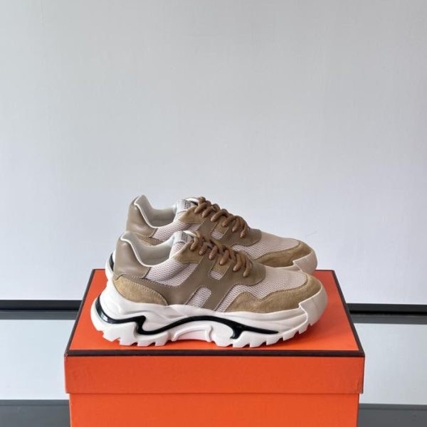 repliche,replica,perfette,siti di,affidabili,migliori siti,dove comprare,1:1,scarpe da ginnastica Contatore / Sneakers con plateau Hermes Hugo, scarpe casual da uomo (NF4CE)