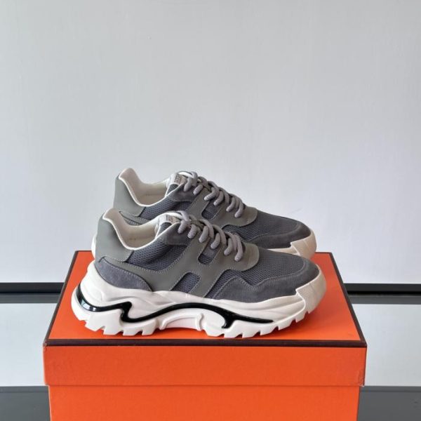 repliche,replica,perfette,siti di,affidabili,migliori siti,dove comprare,1:1,scarpe da ginnastica Contatore / Sneakers con plateau Hermes Hugo, scarpe casual da uomo (S756Z)