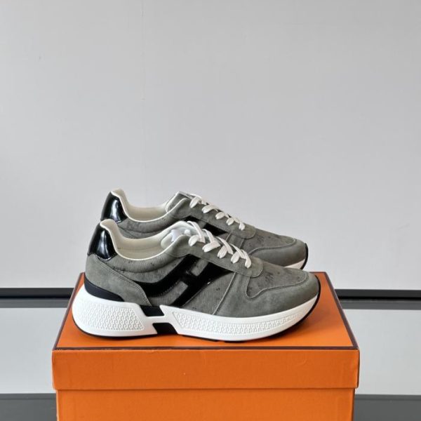 repliche,replica,perfette,siti di,affidabili,migliori siti,dove comprare,1:1,scarpe da ginnastica Contatore / Sneakers con plateau Hermes Hugo, scarpe casual da uomo (0EXXS)