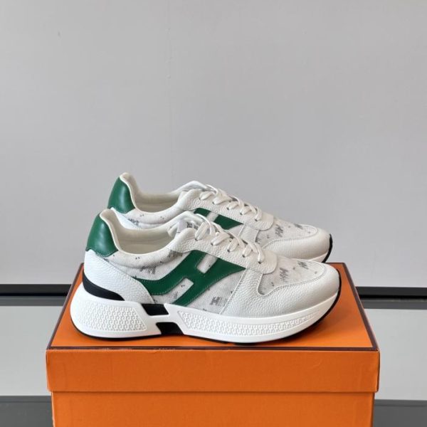 repliche,replica,perfette,siti di,affidabili,migliori siti,dove comprare,1:1,scarpe da ginnastica Contatore / Sneakers con plateau Hermes Hugo, scarpe casual da uomo (34ERS)