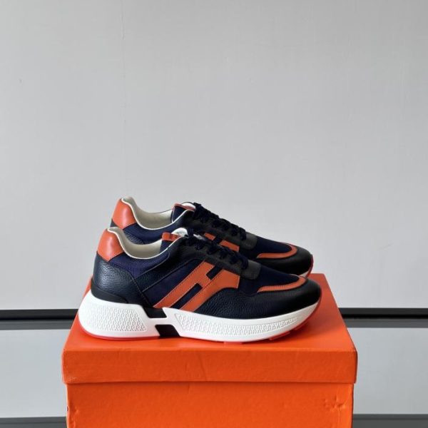 repliche,replica,perfette,siti di,affidabili,migliori siti,dove comprare,1:1,scarpe da ginnastica Contatore / Sneakers con plateau Hermes Hugo, scarpe casual da uomo (BH41O)