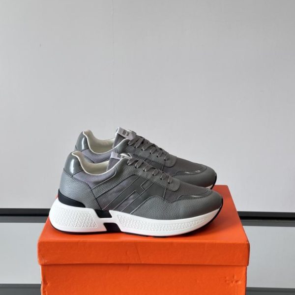 repliche,replica,perfette,siti di,affidabili,migliori siti,dove comprare,1:1,scarpe da ginnastica Contatore / Sneakers con plateau Hermes Hugo, scarpe casual da uomo (HT350)