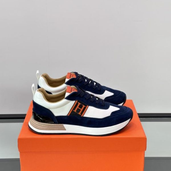 repliche,replica,perfette,siti di,affidabili,migliori siti,dove comprare,1:1,scarpe da ginnastica Contatore / Sneakers con plateau Hermes Hugo, scarpe casual da uomo (4TJX5)