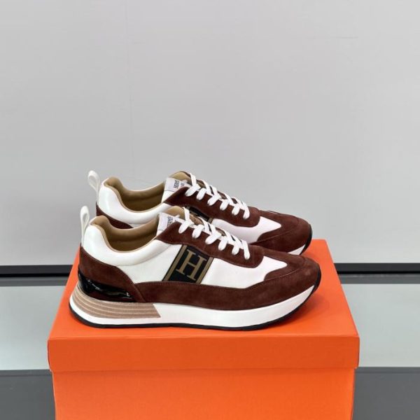 repliche,replica,perfette,siti di,affidabili,migliori siti,dove comprare,1:1,scarpe da ginnastica Contatore / Sneakers con plateau Hermes Hugo, scarpe casual da uomo (VCH63)