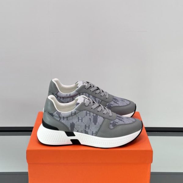 repliche,replica,perfette,siti di,affidabili,migliori siti,dove comprare,1:1,scarpe da ginnastica Contatore / Sneakers con plateau Hermes Hugo, scarpe casual da uomo (KR6EW)