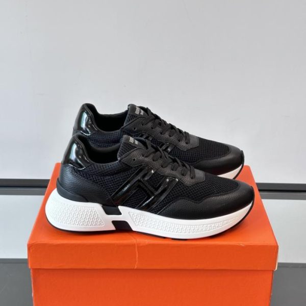 repliche,replica,perfette,siti di,affidabili,migliori siti,dove comprare,1:1,scarpe da ginnastica Contatore / Sneakers con plateau Hermes Hugo, scarpe casual da uomo (0A1HJ)