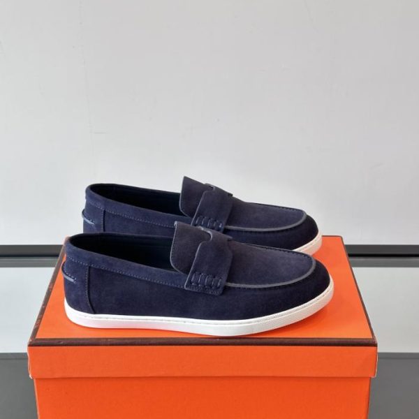repliche,replica,perfette,siti di,affidabili,migliori siti,dove comprare,1:1,scarpe da ginnastica Contatore / Mocassini Hermes Job, mocassini in pelle scamosciata e capra (ZI8AB)