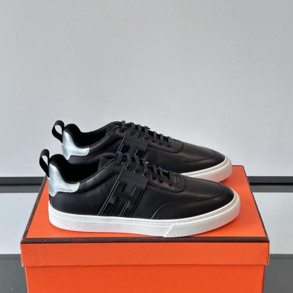 repliche,replica,perfette,siti di,affidabili,migliori siti,dove comprare,1:1,scarpe da ginnastica Contatore / Sneakers casual da uomo Hermès Keep in pelle (D8GCV)