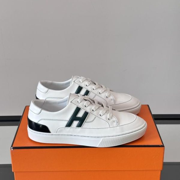 repliche,replica,perfette,siti di,affidabili,migliori siti,dove comprare,1:1,scarpe da ginnastica Contatore / Hermes Deep Casual Sneakers, Sneakers in pelle di vitello (TDDSK)