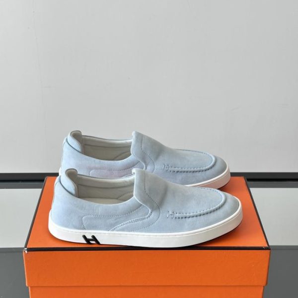 Contatore / Mocassini Hermes, sneakers bianche, stile coppia (9KRE4)