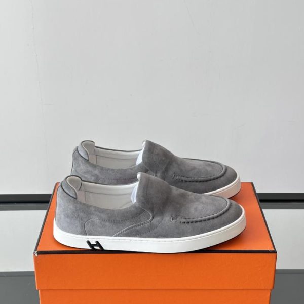 repliche,replica,perfette,siti di,affidabili,migliori siti,dove comprare,1:1,scarpe da ginnastica Contatore / Mocassini Hermes, sneakers bianche, stile coppia (ZS2TL)