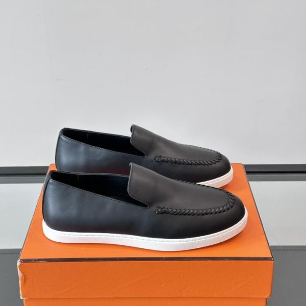 repliche,replica,perfette,siti di,affidabili,migliori siti,dove comprare,1:1,scarpe da ginnastica Contatore / Mocassini Hermes, sneakers bianche, stile coppia (I1B2E)