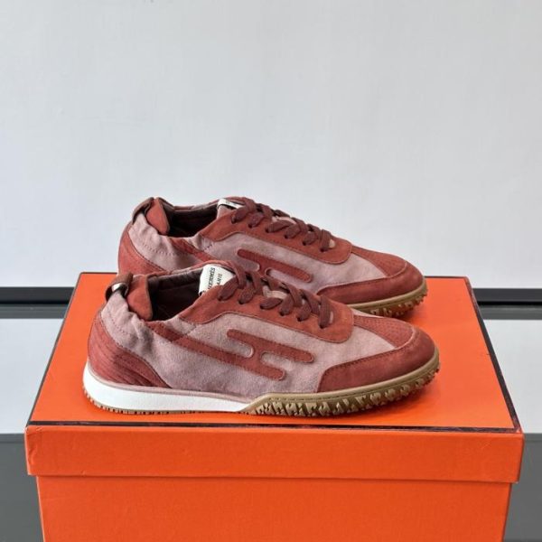 repliche,replica,perfette,siti di,affidabili,migliori siti,dove comprare,1:1,scarpe da ginnastica Contatore / Hermès Jet Sneaker, nuove scarpe da ginnastica Archander da coppia, sneakers bianche, sneakers in morbida pelle di vitello traforata (KMWKO)