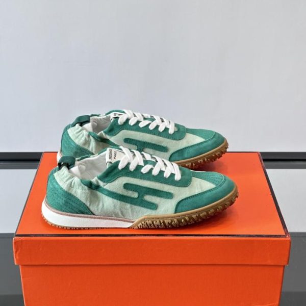 repliche,replica,perfette,siti di,affidabili,migliori siti,dove comprare,1:1,scarpe da ginnastica Contatore / Hermès Jet Sneaker, nuove scarpe da ginnastica Archander da coppia, sneakers bianche, sneakers in morbida pelle di vitello traforata (LLUK5)