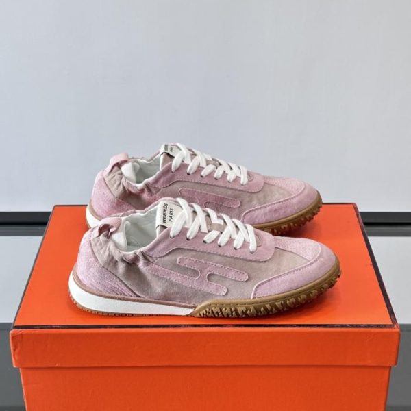 repliche,replica,perfette,siti di,affidabili,migliori siti,dove comprare,1:1,scarpe da ginnastica Contatore / Hermès Jet Sneaker Nuove scarpe da ginnastica Archander da coppia, sneakers bianche, sneakers in morbida pelle di vitello traforata (O7BHG)