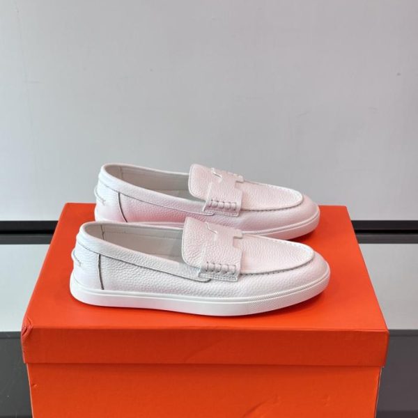 repliche,replica,perfette,siti di,affidabili,migliori siti,dove comprare,1:1,scarpe da ginnastica Contatore / Mocassini Hermès Job, mocassini in pelle scamosciata e pelle di capra (BBAMC)