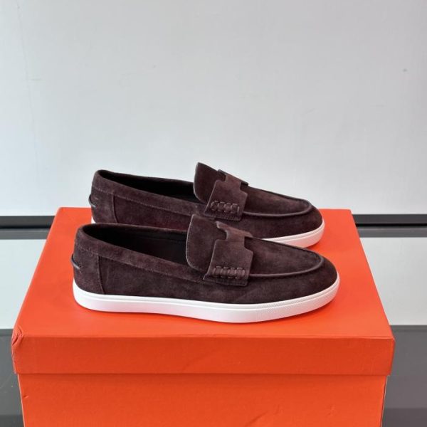 repliche,replica,perfette,siti di,affidabili,migliori siti,dove comprare,1:1,scarpe da ginnastica Contatore / Mocassini Hermès Job, mocassini in pelle scamosciata e capra (GQUU8)