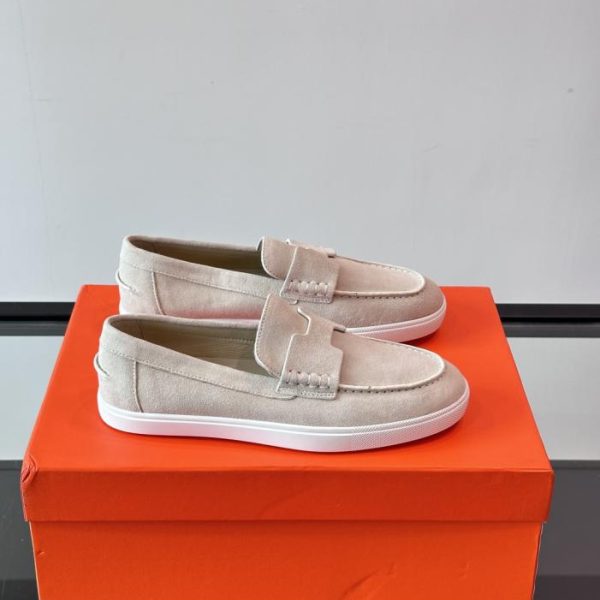 repliche,replica,perfette,siti di,affidabili,migliori siti,dove comprare,1:1,scarpe da ginnastica Contatore / Mocassini Hermès Job, mocassini in pelle scamosciata e capra (MVC2K)