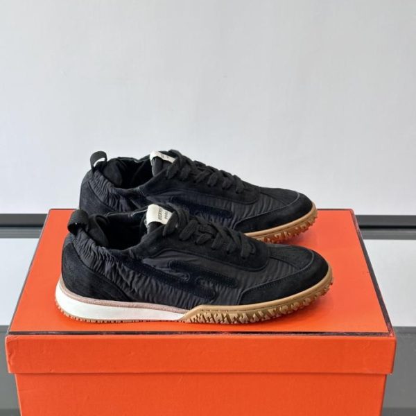 Contatore / Hermès Jet Sneaker, nuove scarpe da ginnastica Archander da coppia, sneakers bianche, sneakers in morbida pelle di vitello traforata (Z9WQ8)