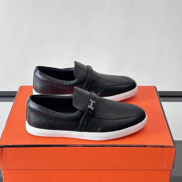 repliche,replica,perfette,siti di,affidabili,migliori siti,dove comprare,1:1,scarpe da ginnastica Contatore / Mocassini Hermes in pelle scamosciata (Q9B6F)