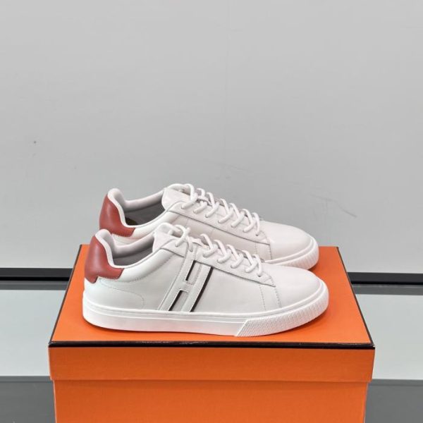 repliche,replica,perfette,siti di,affidabili,migliori siti,dove comprare,1:1,scarpe da ginnastica Contatore / Sneakers Hermes Deep White per coppie (B7ZB7)