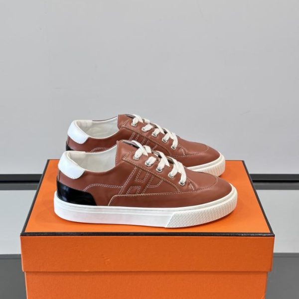 repliche,replica,perfette,siti di,affidabili,migliori siti,dove comprare,1:1,scarpe da ginnastica Contatore / Scarpe da ginnastica/skate casual bianche classiche da coppia di Hermes (S93YZ)