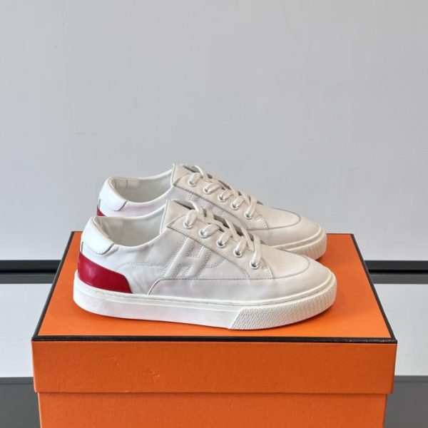 repliche,replica,perfette,siti di,affidabili,migliori siti,dove comprare,1:1,scarpe da ginnastica Contatore / Scarpe da ginnastica/skate casual bianche classiche da coppia di Hermes (TZ1N9)