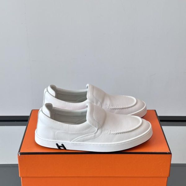 repliche,replica,perfette,siti di,affidabili,migliori siti,dove comprare,1:1,scarpe da ginnastica Contatore / Mocassini Hermes, sneakers bianche, stile coppia (0ZFDG)
