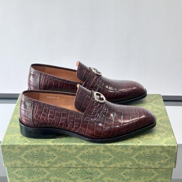 repliche,replica,perfette,siti di,affidabili,migliori siti,dove comprare,1:1,scarpe da ginnastica Contatore / Scarpe da lavoro in pelle da uomo Gucci (LHEQ5)
