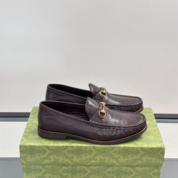 repliche,replica,perfette,siti di,affidabili,migliori siti,dove comprare,1:1,scarpe da ginnastica Contatore / Scarpe in pelle originali Gucci da uomo, formali e casual (SBNQT)