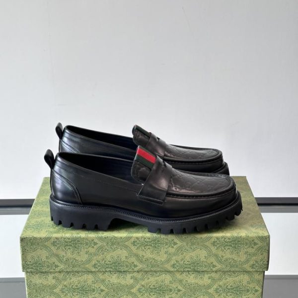 repliche,replica,perfette,siti di,affidabili,migliori siti,dove comprare,1:1,scarpe da ginnastica Contatore / Scarpe casual da uomo Gucci in vera pelle di prima qualità (KL69Q)