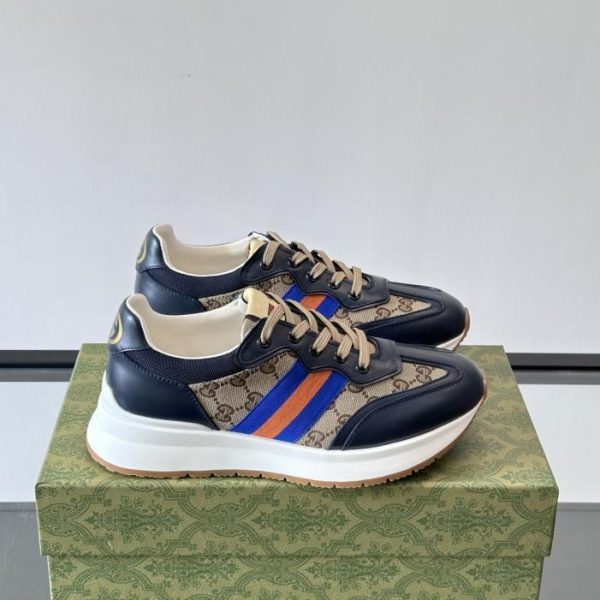 repliche,replica,perfette,siti di,affidabili,migliori siti,dove comprare,1:1,scarpe da ginnastica Contatore / Sneakers Gucci GG da uomo (B0W1L)