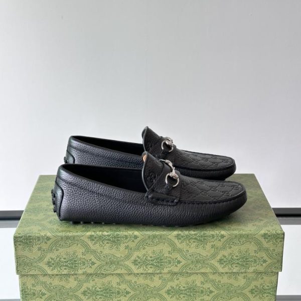repliche,replica,perfette,siti di,affidabili,migliori siti,dove comprare,1:1,scarpe da ginnastica Contatore / Mocassini da uomo Gucci in vera pelle di prima qualità (8R5QK)