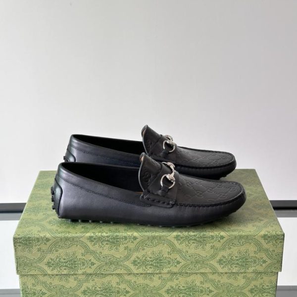 repliche,replica,perfette,siti di,affidabili,migliori siti,dove comprare,1:1,scarpe da ginnastica Contatore / Mocassini da uomo Gucci in vera pelle di prima qualità (Z0OMR)