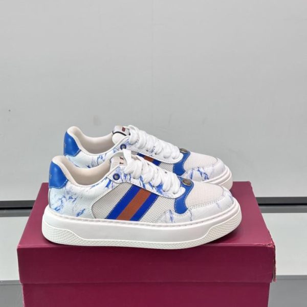 repliche,replica,perfette,siti di,affidabili,migliori siti,dove comprare,1:1,scarpe da ginnastica Contatore / Sneakers da uomo Gucci con plateau e biscotto (LXQ5F)