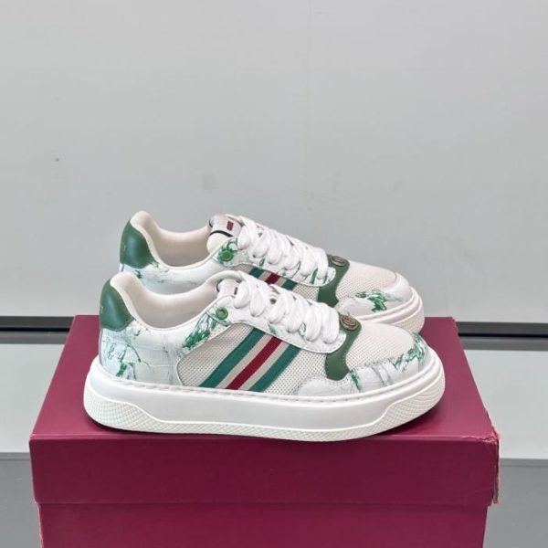 repliche,replica,perfette,siti di,affidabili,migliori siti,dove comprare,1:1,scarpe da ginnastica Contatore / Sneakers da uomo Gucci con plateau color biscotto (T22S6)