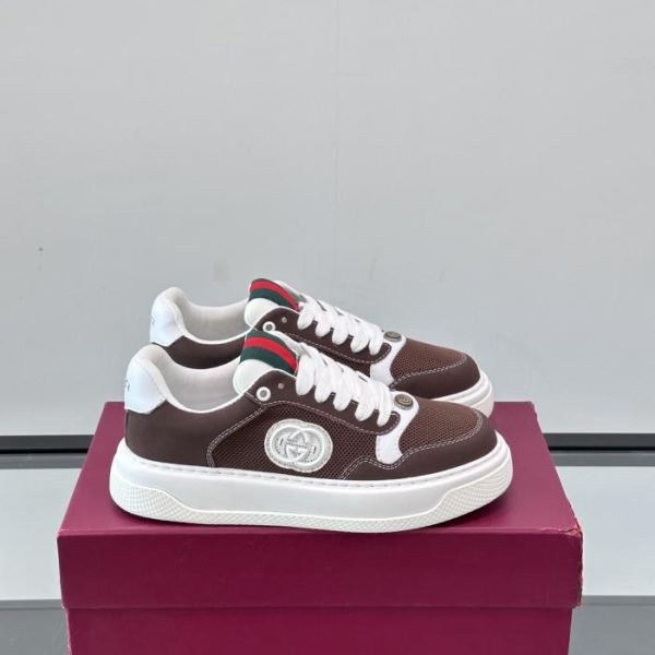 repliche,replica,perfette,siti di,affidabili,migliori siti,dove comprare,1:1,scarpe da ginnastica Contatore / Sneakers Gucci da uomo con plateau Biscuit (8WCBJ)