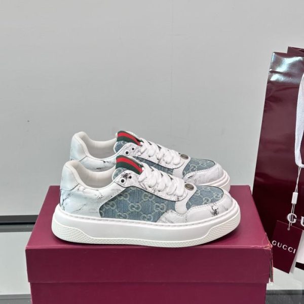 repliche,replica,perfette,siti di,affidabili,migliori siti,dove comprare,1:1,scarpe da ginnastica Contatore / Sneakers Gucci da uomo con plateau Biscuit (S7GNS)