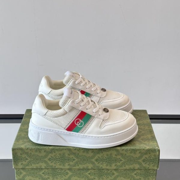 repliche,replica,perfette,siti di,affidabili,migliori siti,dove comprare,1:1,scarpe da ginnastica Contatore / Sneakers Gucci da uomo con plateau Biscuit (7YBZT)