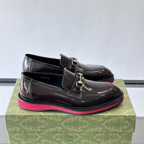 repliche,replica,perfette,siti di,affidabili,migliori siti,dove comprare,1:1,scarpe da ginnastica Contatore / Scarpe in pelle originali Gucci da uomo, formali e casual (Y50IA)