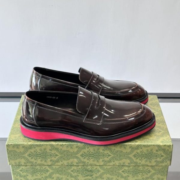 repliche,replica,perfette,siti di,affidabili,migliori siti,dove comprare,1:1,scarpe da ginnastica Contatore / Scarpe in pelle originali Gucci da uomo, formali e casual (LRAX6)